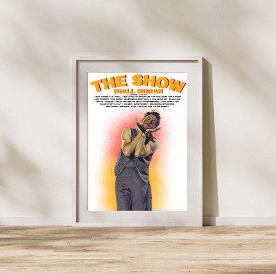 The Show Live On Tour Poster, Niall Horan Poster