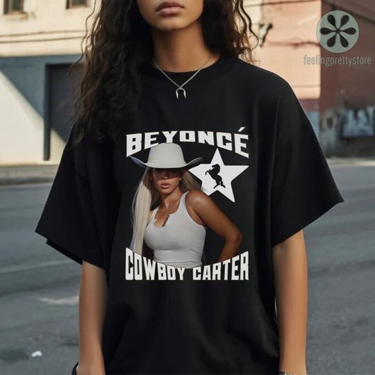 Beyonce Oversized Unisex Tshirt Cowboy Carter Renaissance