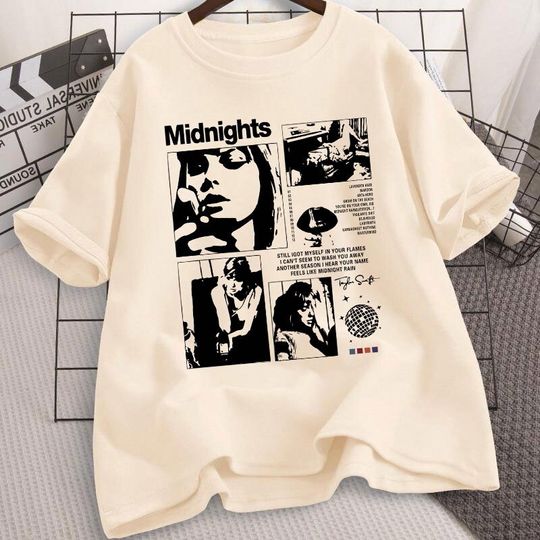 Midnights Album Shirt, Pure Cotton, Eras Tour Movie Shirt, taylor version Fan Tee, TS Merch Shirt, Concert Shirt, Concert Tour Shirt, Music Lover