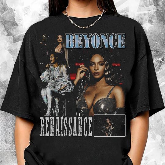 Vintage 90s Beyonce Renaissance Graphic T-Shirt