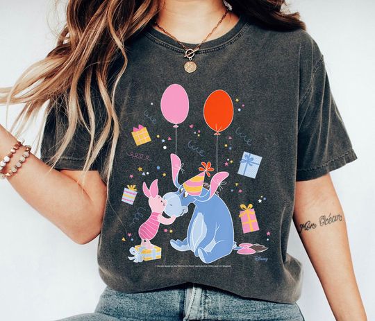 Piglet And Eeyore Birthday Shirt, Pooh and Friends T-shirt