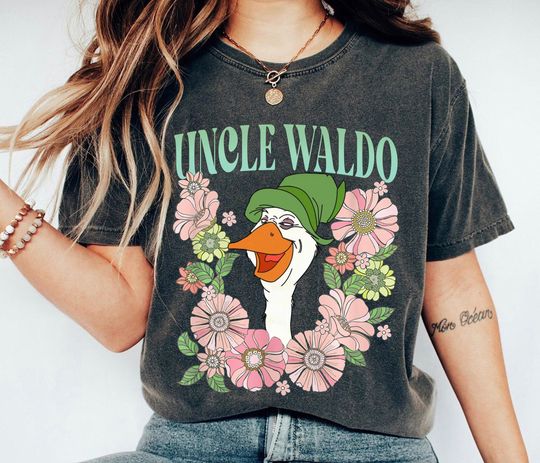 Uncle Waldo Floral Retro Shirt, The Aristocats T-Shirt
