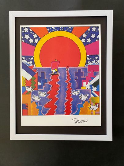 Peter Max +  Beautiful Signed  Poster