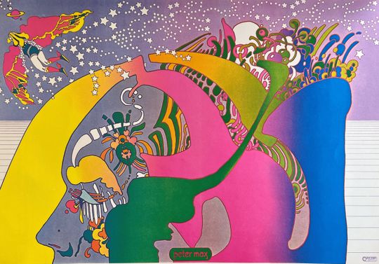 Nutrient Number Two by Peter Max Psychedelic Pop Art Poster