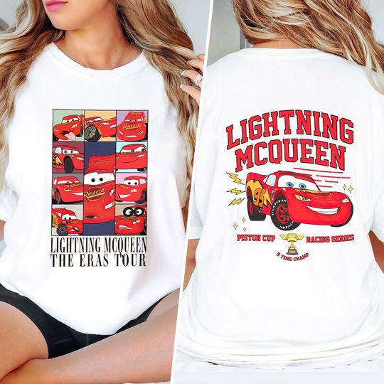 Speedy Car Racing Series T-Shirt, Red Car Cup Shirt