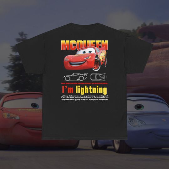 Lightning McQueen T-shirt , Disney Pixar Cars Shirt