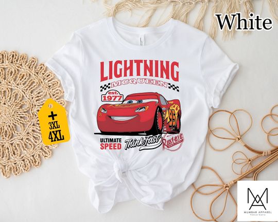 Disney Cars Lightning McQueen 95 Birthday Boy Shirt