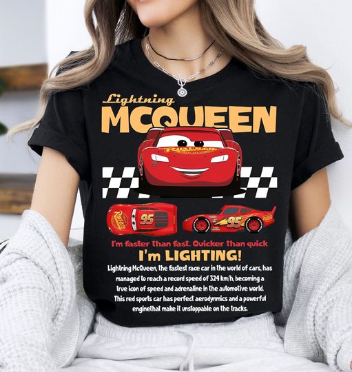 Vintage Disney Cars Lightning Mcqueen Shirt, Radiator Springs