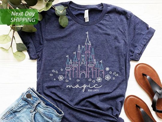 Magical Disney Castle Shirt, Disney Family Shirt, Disneyworld Shirt, Disney Shirts For Family, Disney Shirts, Disneyland Shirt, Disney Trip