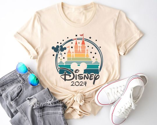 Disney Castle 2024 Shirt, Magic Kingdom Shirt, Disney Family Shirt, Disneyland Shirt, Disney Summer Vacation Shirt, Disney Birthday Trip Tee