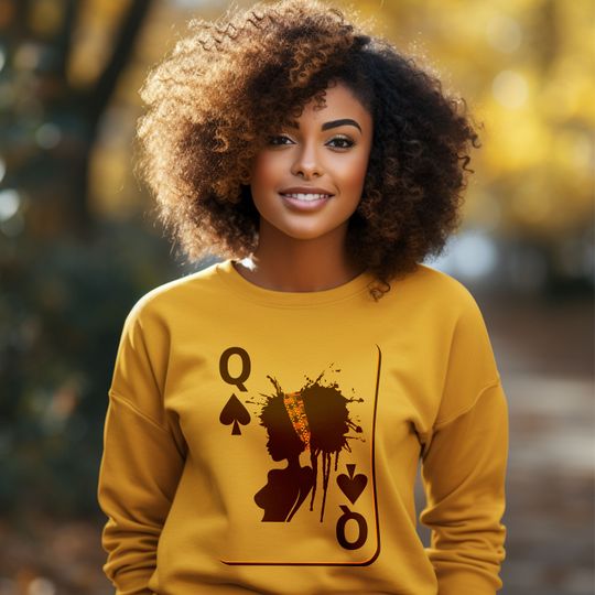 Black Owned Shops Clothing Black Girl Magic Sweatshirt  Black Queen Birthday Queen Shirt Black Woman Gift for Daughter Black History Shirt