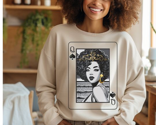 Black Girl Magic Sweatshirt Black Queen Birthday Queen Shirt Black Woman Gift for Daughter Black History Shirt Melanin Beauty Gift for Her