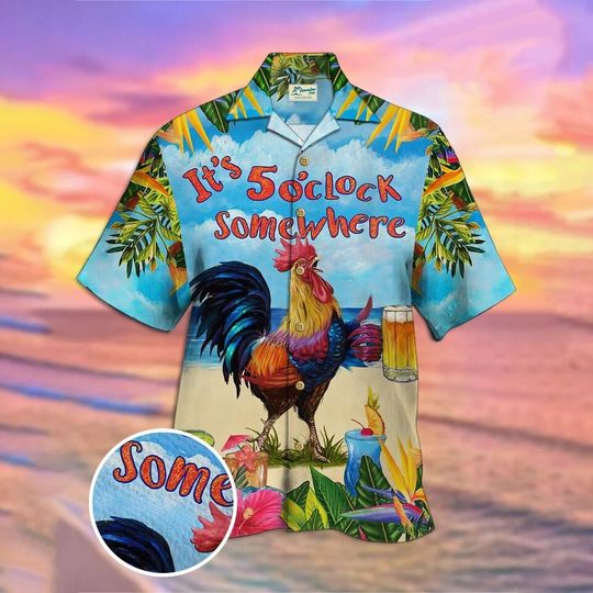 Summer Hawaiian Shirt for Men 3d Cartoon Animal Men's Shirt Beach Oversized Funny Men's Clothing Fashion Short Sleeve,Summer Hawaiian