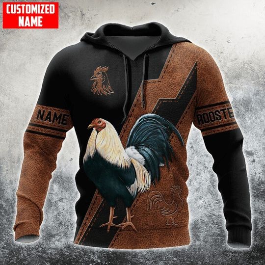 Personalized Chickens Rooster Limited Sweatshirt Hoodie,Custom Chicken Hoodie, Farm Animal Hoodie, Rooster Lover Shirt, Bithday Gifts