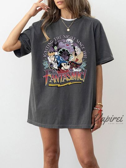 Disney Fantasmic Villains Mickey Mouse Fantasia Sorcerer, Fantasia Sorcerer Shirt, Mickey Mouse, Fantasmic Shirt, Magic Kingdom Mickey Shirt