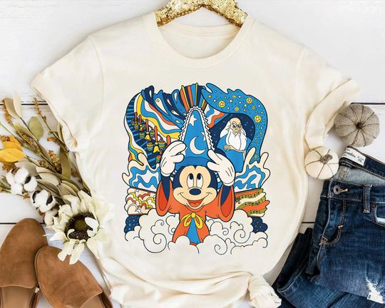 Disney Fantasia Sorcerer Mickey Stay Magical Shirt, Fantasmic Disney's Hollywood Studios Unisex T-shirt Birthday Gift Adult Kid Toddler Tee