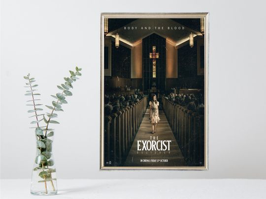 The Exorcist: Believer Movie Poster- Vintage Movie Poster - Limited Edition Collectible - Film Memorabilia
