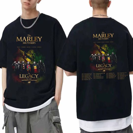 The Marley Brothers 2024 Tour Shirt, The Marley Brothers Fan Shirt