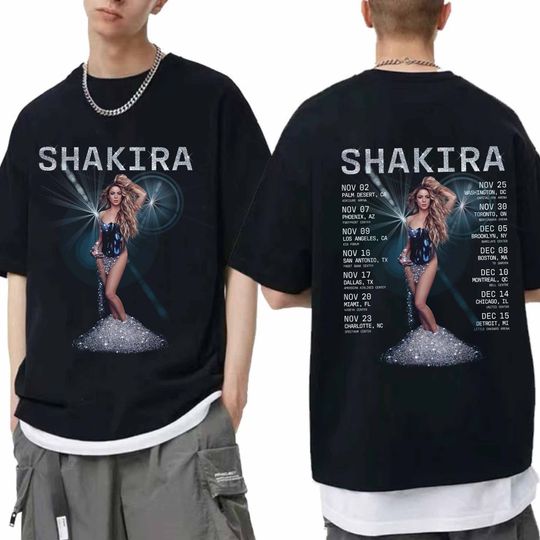 Shakira 2024 World Tour Shirt, Shakira Fan Shirt