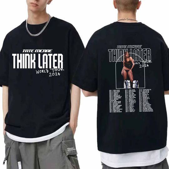 Tate McRae The Think Later World Tour 2024 Tour Shirt