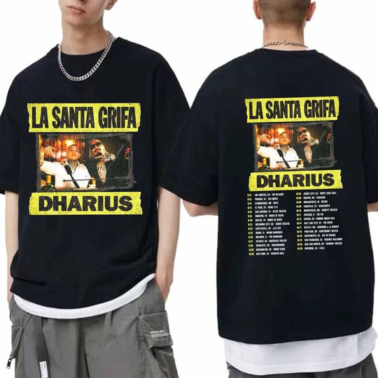 La Santa Grifa with Dharius - Que Siga La Mata Dando Tour 2024 Shirt