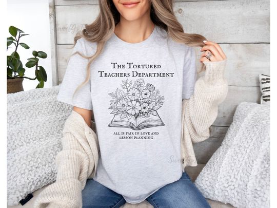 Tortured Teachers Department Shirt, Funny Teacher Shirt, Trending Teacher Memes
