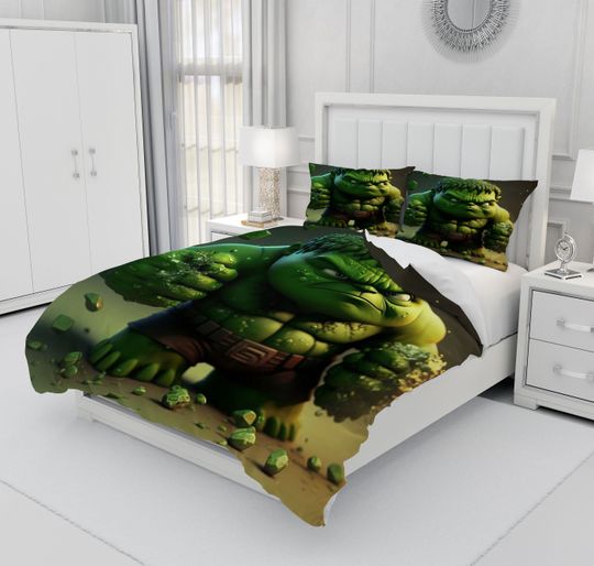 The Hulk Bedding Set, Super Hero Bedroom Decoration