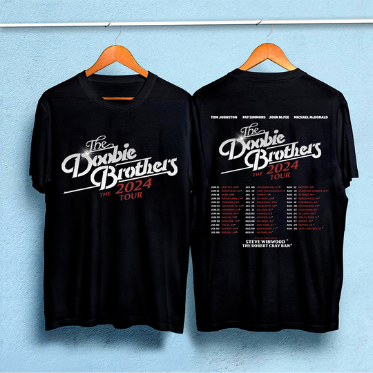 The Doobie Brothers 2024 Tour Shirt