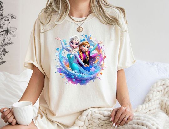 Frozen Sisters T-Shirt, Disney Princess Shirt, Frozen Shirt, Elsa Shirt, Anna Shirt, Disney Shirt, Disney Gift, Girls Disney T-Shirt