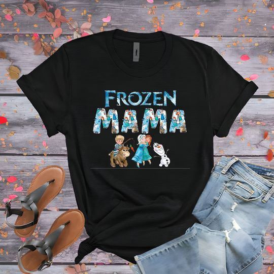 Disney Frozen Mama Sweatshirt, Princess Mom Shirt, Snowman Olaf Mom Shirt, Disneyland Elsa and Anna Mama Shirt, Mother's Day Shirt