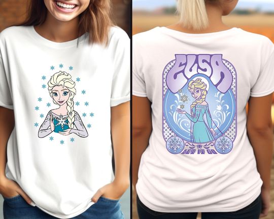 Disney Princess Elsa Shirt, Retro Disney Princess Shirt, Disney Frozen Shirt, Princess Squad Shirt, Disney Girls Trip Shirt