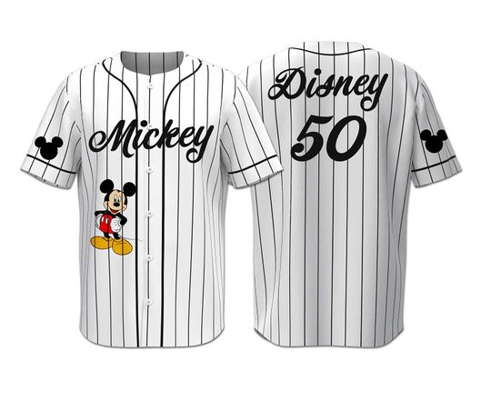 Mickey Mouse Baseball Jersey, Disney Baseball Jersey