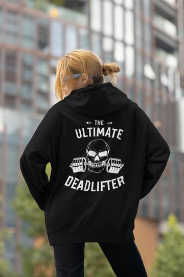 Unisex Hoodie "Deadlifter", Postive motivational Hoodie