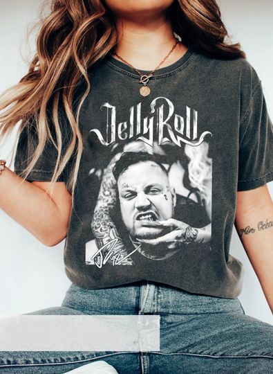 Retro Jelly Gift fans Graphic Shirt, Jellyrol concert 2023 Shirt Jelly Vintage Shirt, Jelly Graphic shirt, Gift for men women shirt
