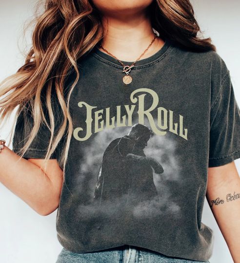 Jelly Roll Vinatge T-Shirt, Jelly Roll Tour 2024 Shirt, Jelly Roll Country Music Sweatshirt, Western Graphic Tee, Retro Unisex Shirt