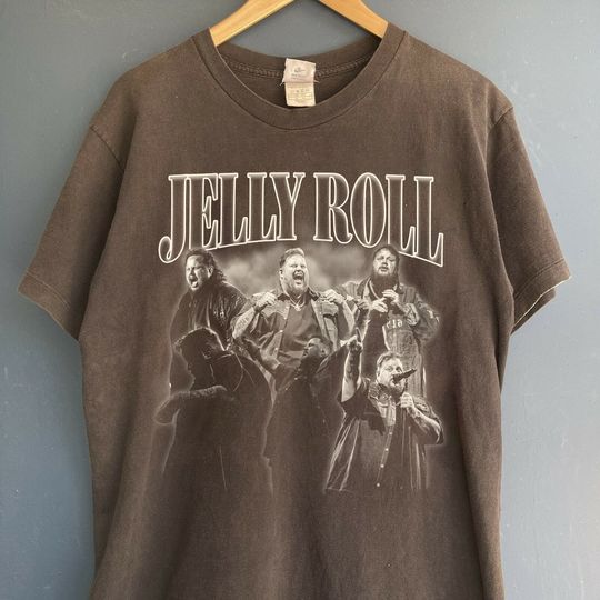 90s Vintage Jelly Roll Shirt, Jelly Joll Tour Shirt, Country Music T-Shirt, Cowboy Western Country Music Tee, Jelly Roll Merch shirt