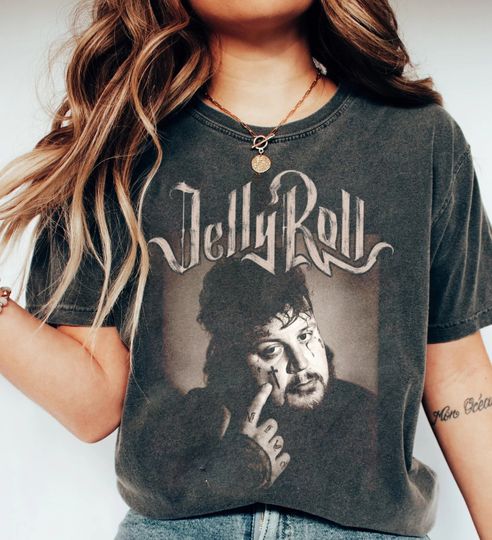 Jelly Roll Rock Singer Shirt, Jelly Roll Inspired Concert Shirt, Jelly Roll The Beautifully Broken Tour 2024 Shirt, Jelly Roll Fan Shirt
