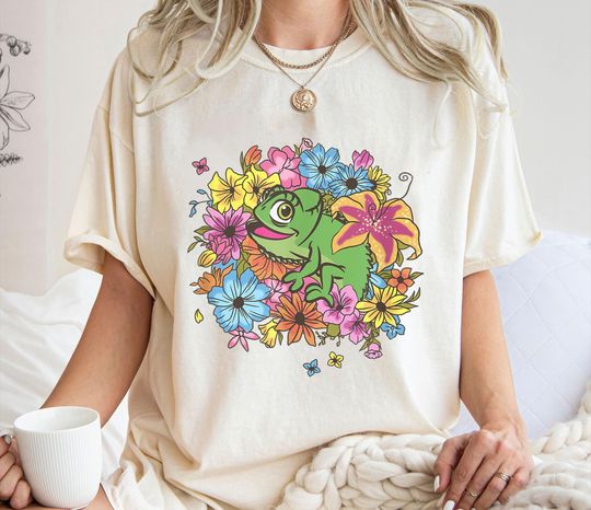 Floral Pascal Shirt, Tangled T-Shirt, Rapunzel Princess Tee