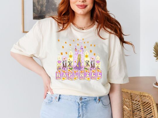 Disney Rapunzel Castle Shirt, Tangled Princess T-Shirt