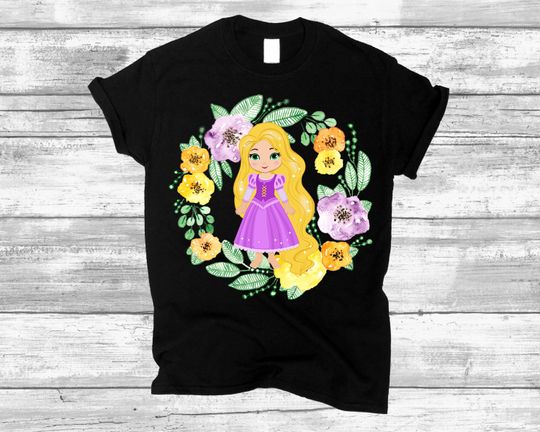 Princess Rapunzel T Shirt, Gift for Her