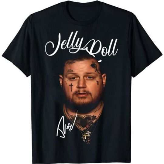 Jelly Roll Tour Music Signature T-Shirt Gift For Fans Music