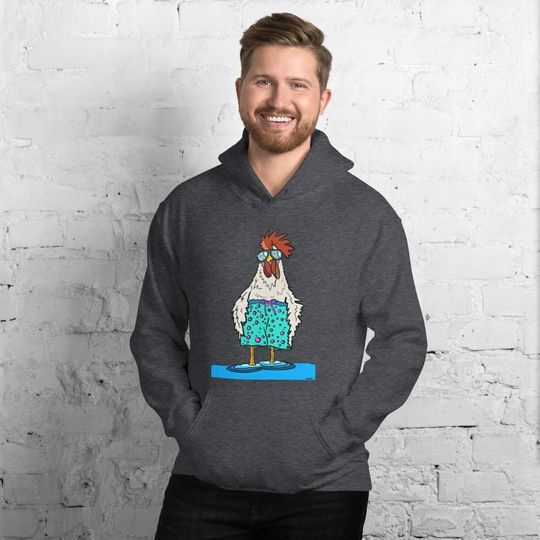 Alaska Vacation Chicken Cruise Rooster Funny Unisex Hoodie