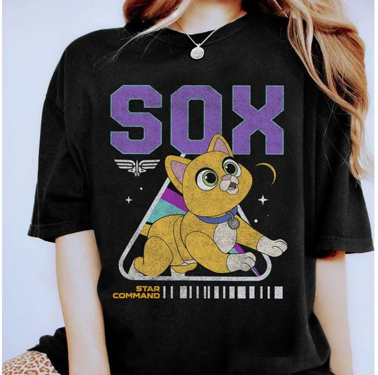 Disney Lightyear Sox Star Command Cat Poster T-Shirt