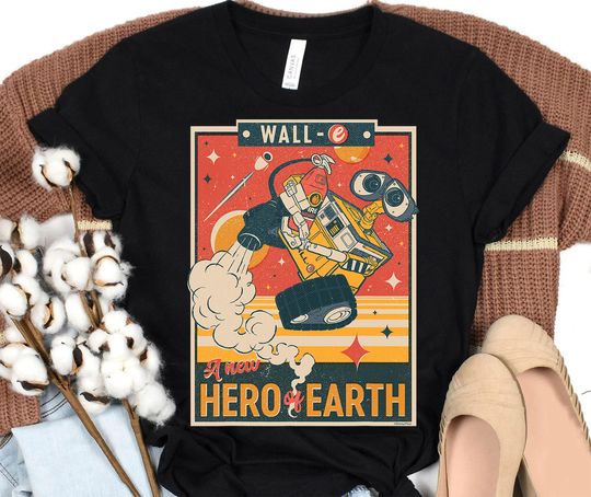 disney and pixars wall-e a new hero of earth t-shirt