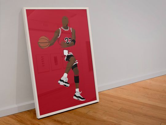 Michael Jordan Basketball Player Poster