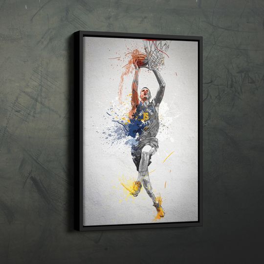 Nikola Jokic Basketball Player Poster