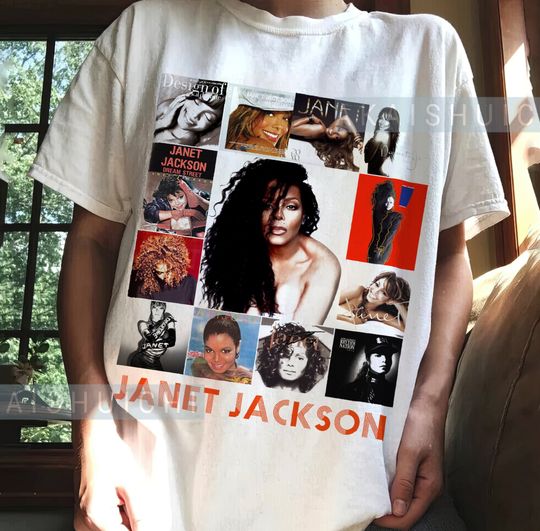 Janet Jackson Vintage T shirt, Janet Jackson Rhythm Nation Unisex Shirt, Janet jackson Sweatshirt Music, Hip Hop tshirt, Fan tshirt