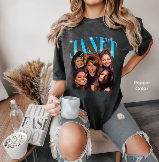 Retro Janet Jackson Comfort Colors Shirt, Janet Jackson T-Shirt, Janet Jackson Sweatshirt, Janet Jackson Sweater, Retro Vintage Shirt