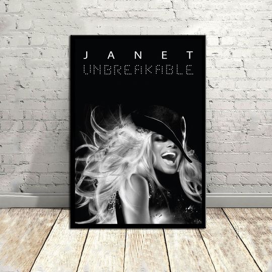 Janet Jackson,Music Poster,Vintage Poster