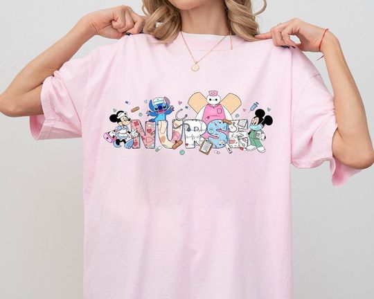 Disney Nurse Shirt, Stitch Nurse Week Shirt, Disney Nurse Gift
